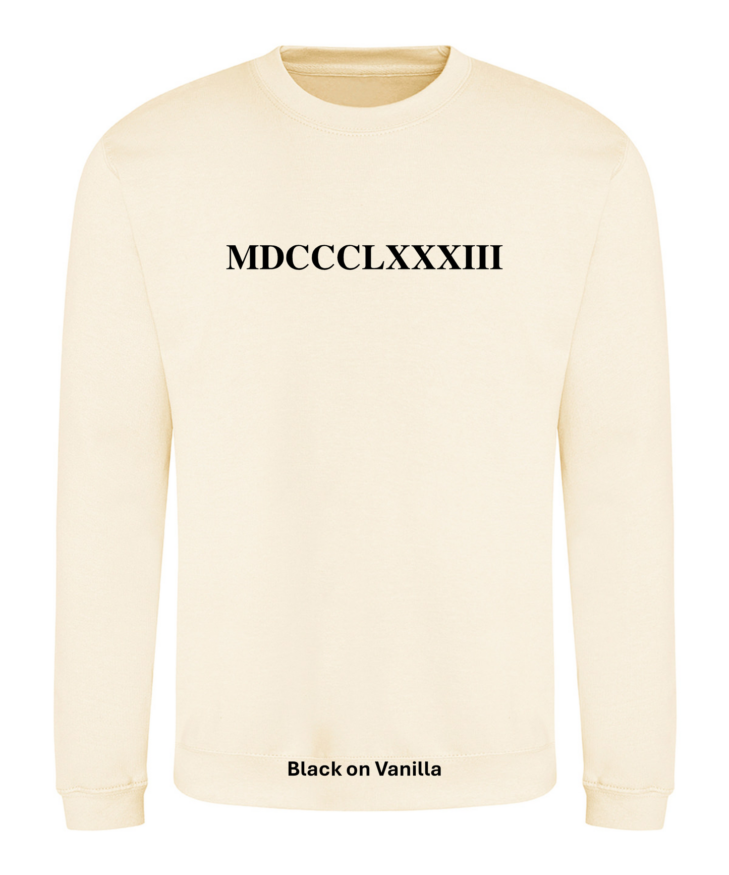 1883 Numerals Sweat - XS - 2XL