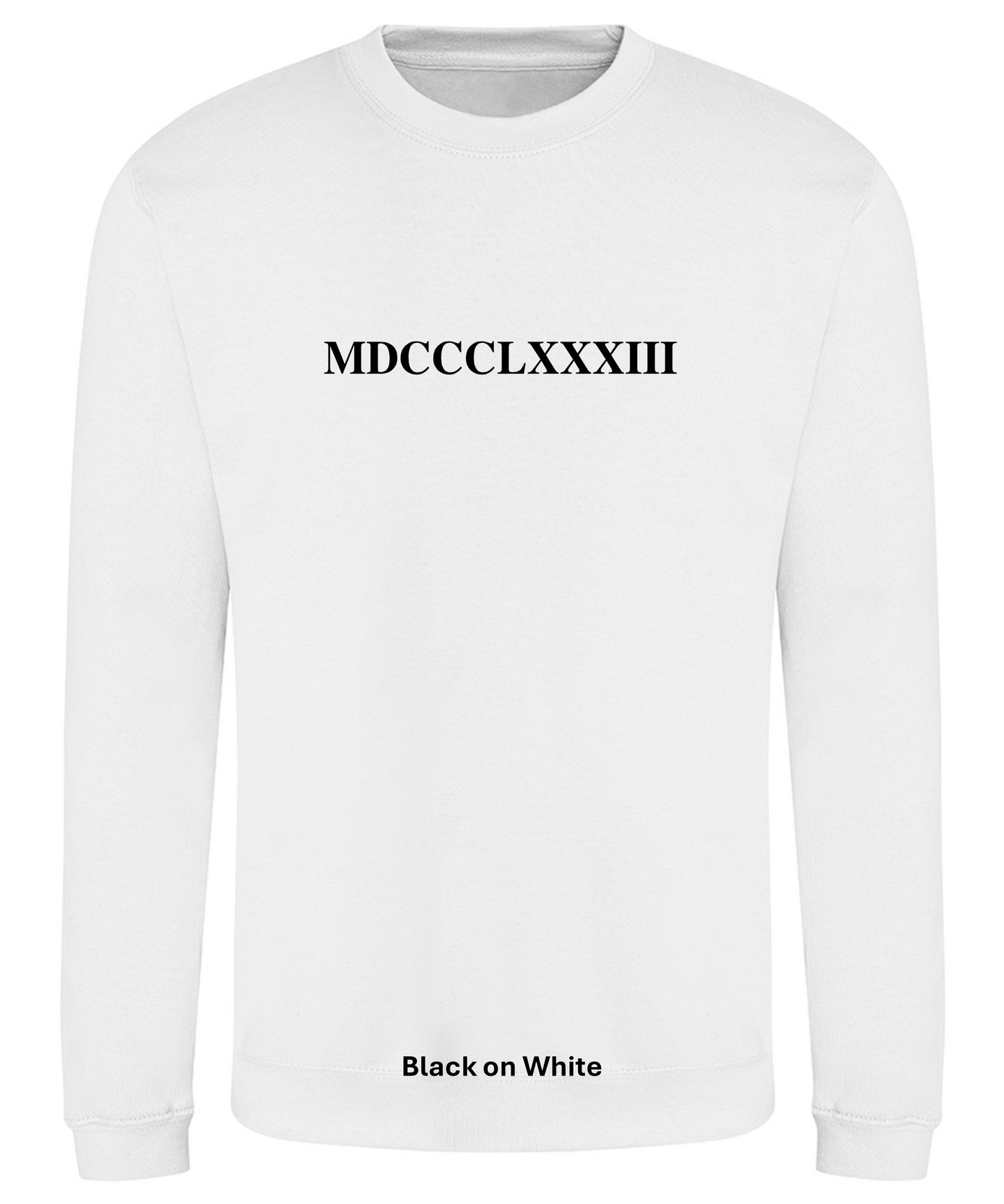 1883 Numerals Sweat - XS - 2XL