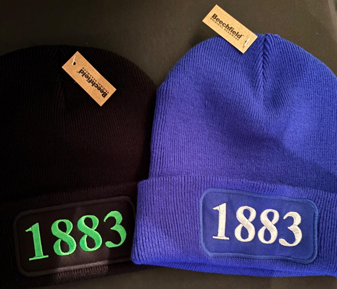 1883 Beanie (Blue, Black or White)
