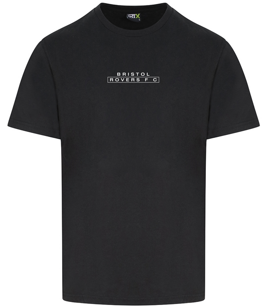 Bristol Rovers - Straight Block Black/White (XS-6XL)