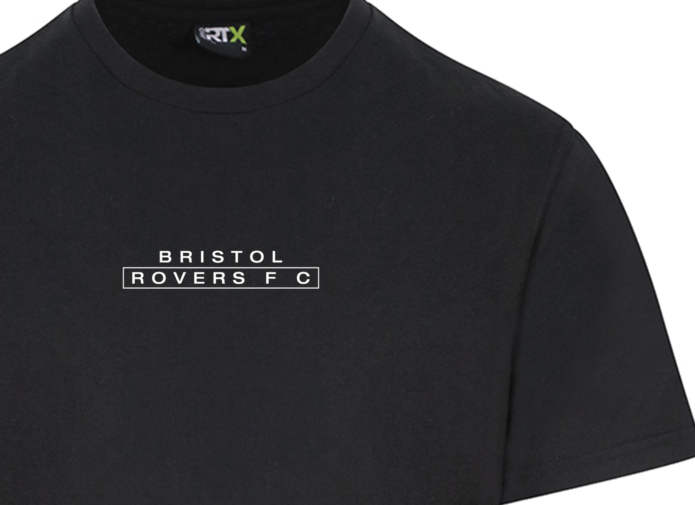 Bristol Rovers - Straight Block Black/White (XS-6XL)