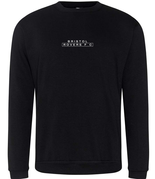 BRFC Straight Block logo fitted sweat - (XS-6XL)