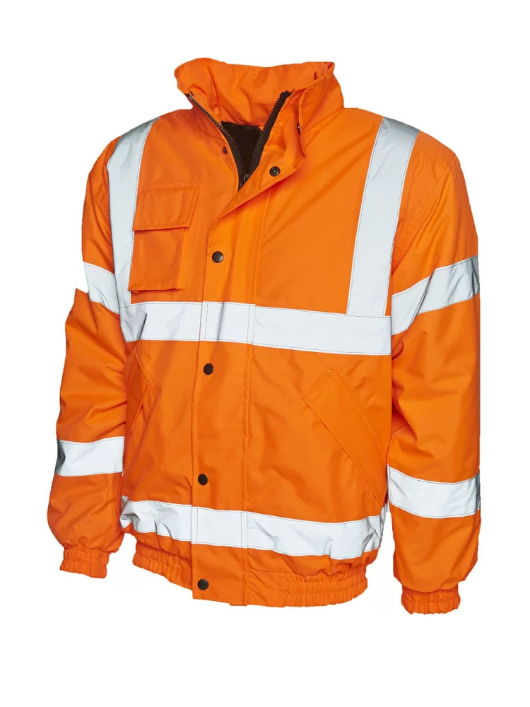 High Visibility Bomber Jacket - UC804 (S-4XL)