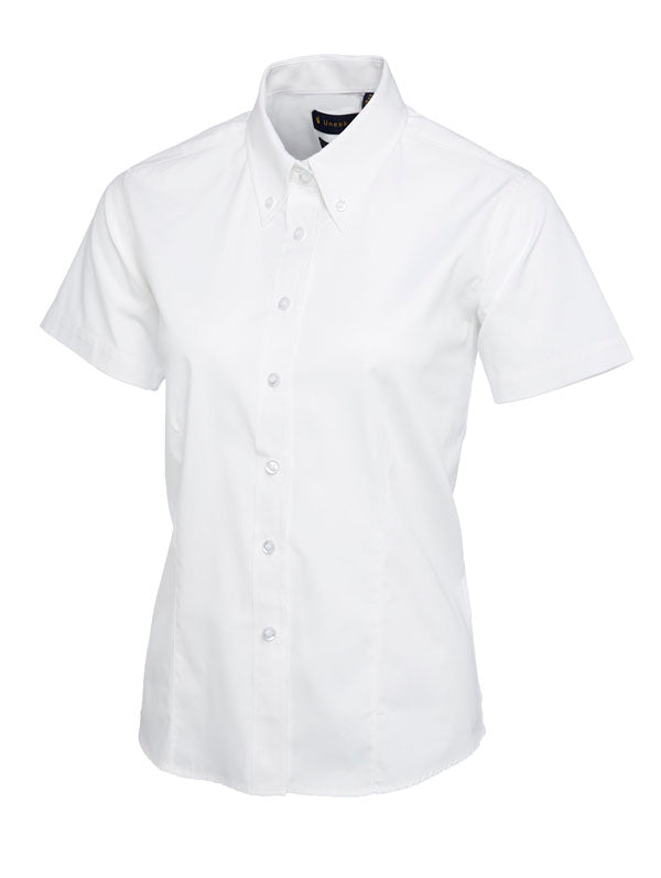 Ladies Pinpoint Oxford Half Sleeve Shirt - UC704 (XS-5XL)
