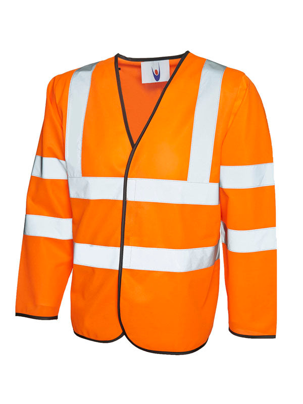 Long Sleeve Safety Waist Coast - UC802 (S-4XL)