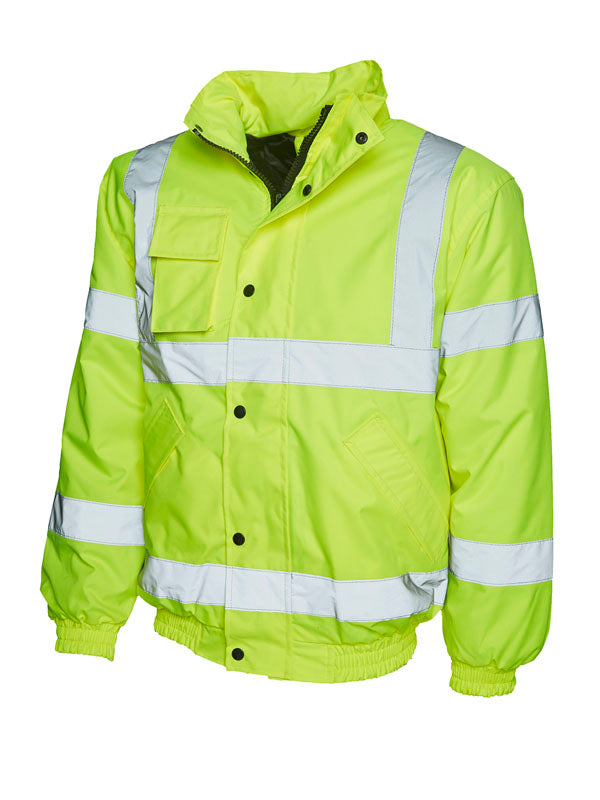 High Visibility Bomber Jacket - UC804 (S-4XL)