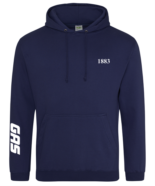 1883 Navy Blue GAS Hoody - XS - 3XL