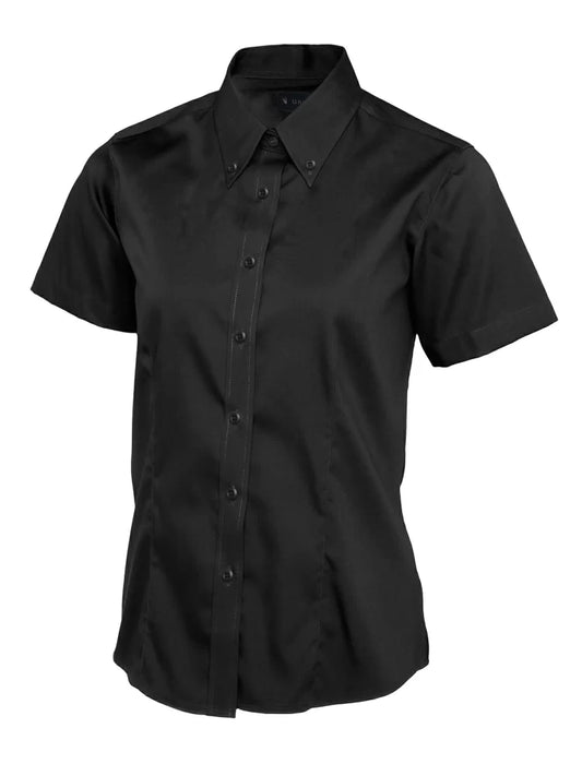 Ladies Pinpoint Oxford Half Sleeve Shirt - UC704 (XS-5XL)